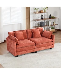 Streamdale Furniture Cloud Sofa Loveseat, Modern Sectional Couch, Breathable Chenille