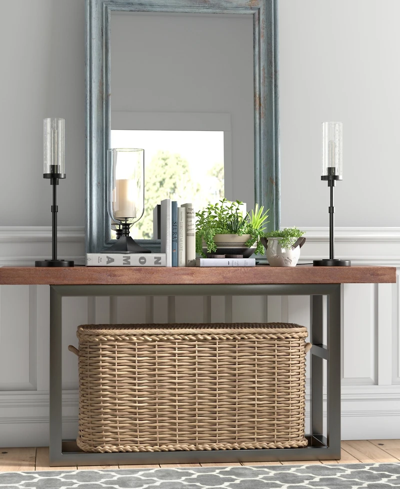 Hudson & Canal Frieda 26" Metal Tall Table Lamp