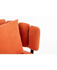 Streamdale Furniture Chenille Decorative Armchair with Spring Seat and Slipcover