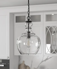 Hudson & Canal Verona 11" Wide Metal Pendant