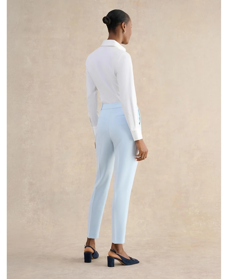 Hobbs London Women's Keighley High Waisted Slim Leg Trousers
