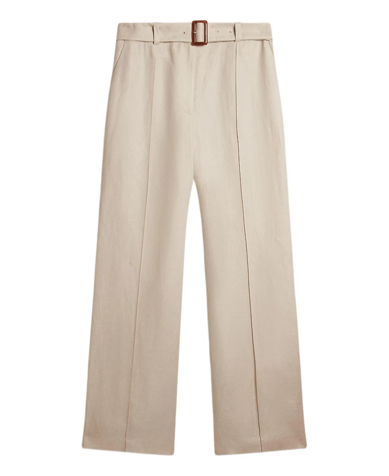 Hobbs London Women's Zainah High Waisted Wide Leg Trousers