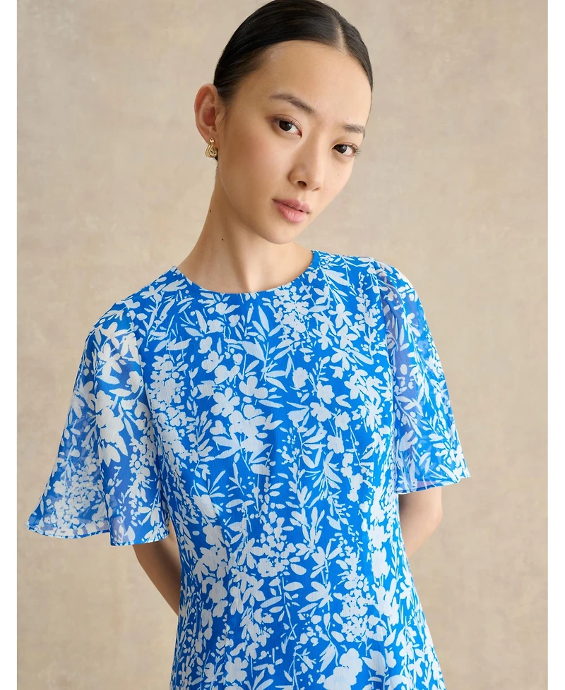 Hobbs London Women's Iona Floral Print Mini Dress