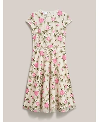 Hobbs London Women's Tia Embroidered Floral Midi Dress