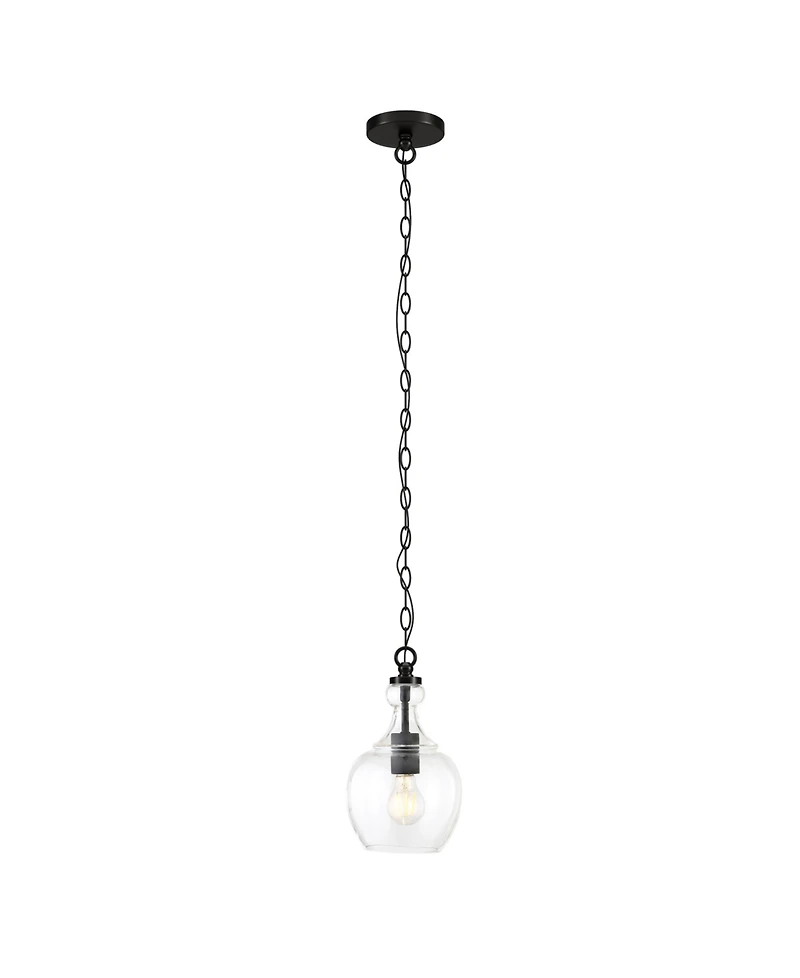 Hudson & Canal Verona 7" Wide Metal Pendant