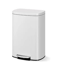 gaomon 13 Gal Stainless Steel Step-On Garbage Bin, Kitchen Trash Can for Kitchen