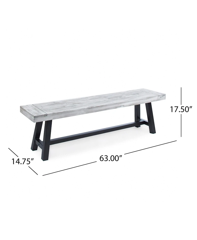 flynama Light Acacia Wood Dining Bench