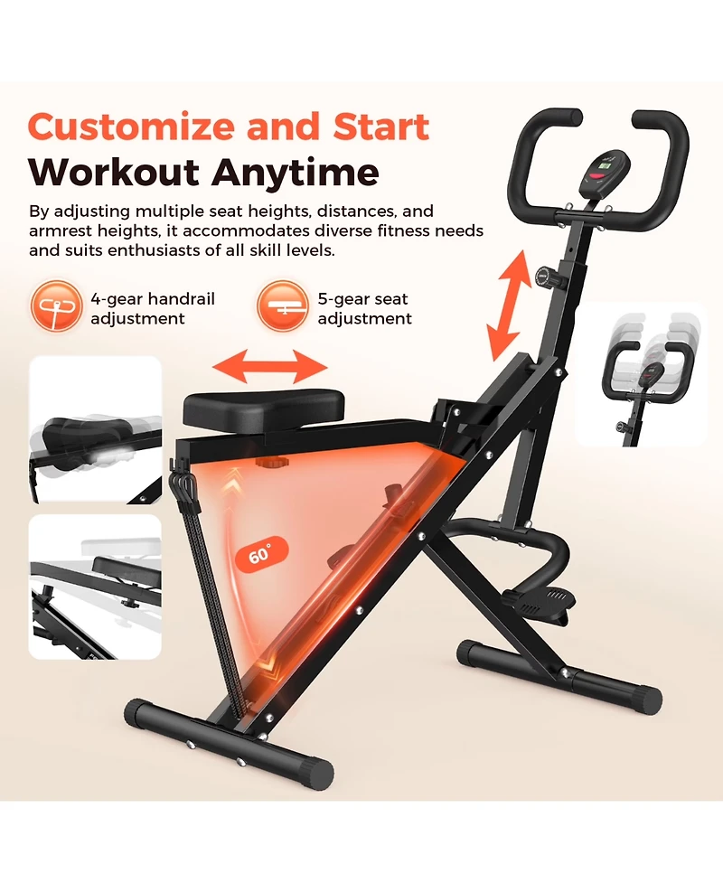 Fed Fitness Squat Assist Trainer, 330lbs Foldable with Adjustable 4 Resistance Bands