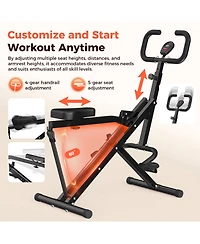Fed Fitness Squat Assist Trainer, 330lbs Foldable with Adjustable 4 Resistance Bands