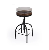 Butler Specialty Clyde Leather 25" Adjustable Bar Stool