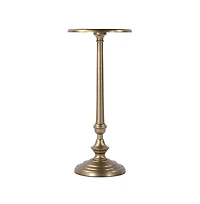 Butler Specialty Astoria 10 in. W Round Metal Pedestal Base End Table
