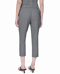 Dkny Petite Houndstooth Millenium Ankle Pants