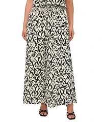 Vince Camuto Plus Mid-Rise Cropped Wide-Leg Pants