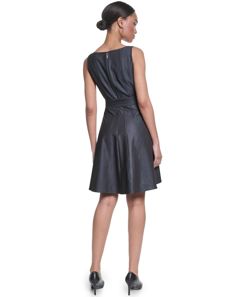 Karl Lagerfeld Paris Women's Square Neck Dress