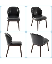 homfan Modern Upholstered Dining Chairs Set of 4