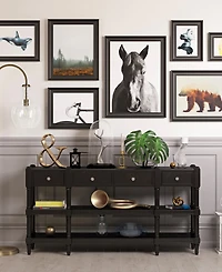 Hudson & Canal Verona 70" Metal Arc Floor Lamp