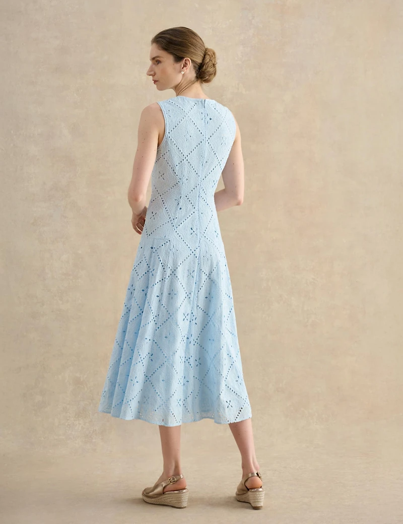 Hobbs London Women's Lexia Embroidered Dress