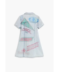 Desigual Girls's Printed denim dress