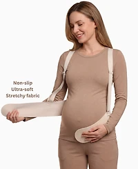 Sunveno Seamless Maternity Support Belt with Back Stay