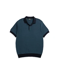 Rodd Gunn Men's Benford Bay Cotton Textured Knit Polo Shirt