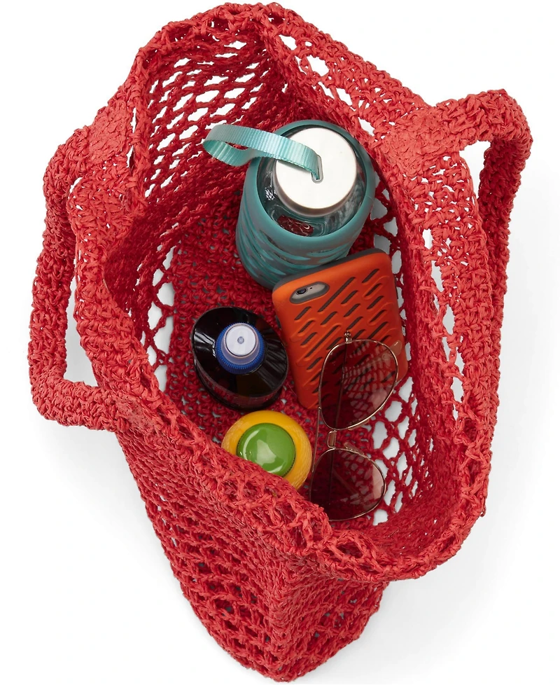 Lands' End Openweave Straw Bag