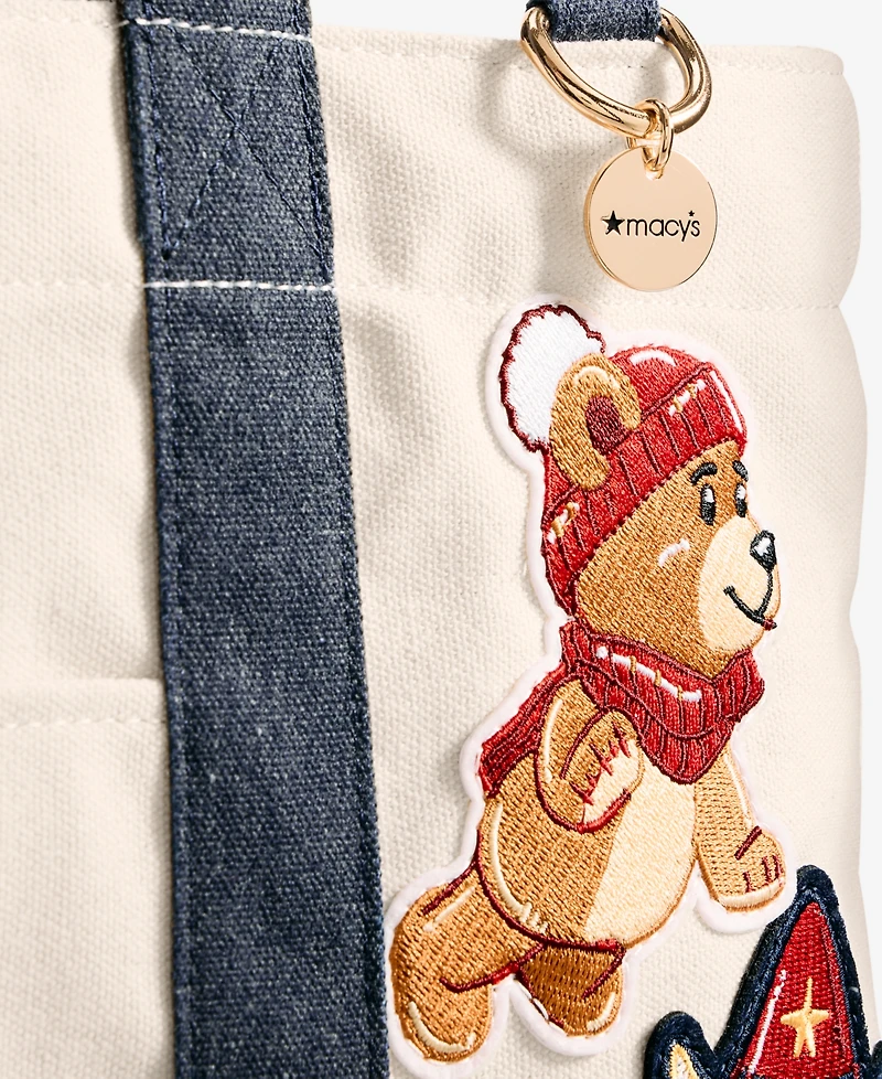 Macy's 100th Thanksgiving Day Parade 2026 Large Character Canvas Tote Bag, Macy's Exclusive