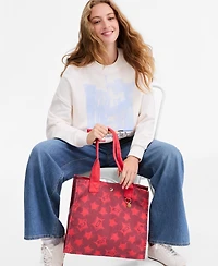 Macy's 100th Thanksgiving Day Parade Red Stars Tote Bag, Macy's Exclusive