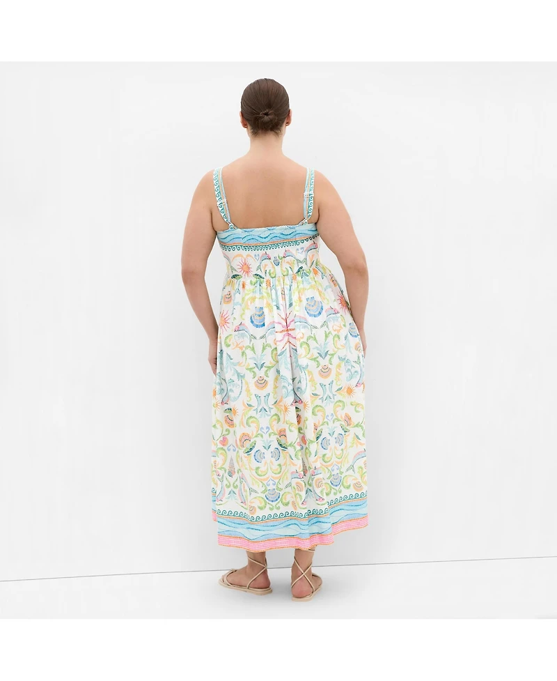 City Chic Women's Calissa Seascape Print Maxi Dress