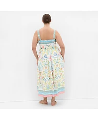 City Chic Women's Calissa Seascape Print Maxi Dress