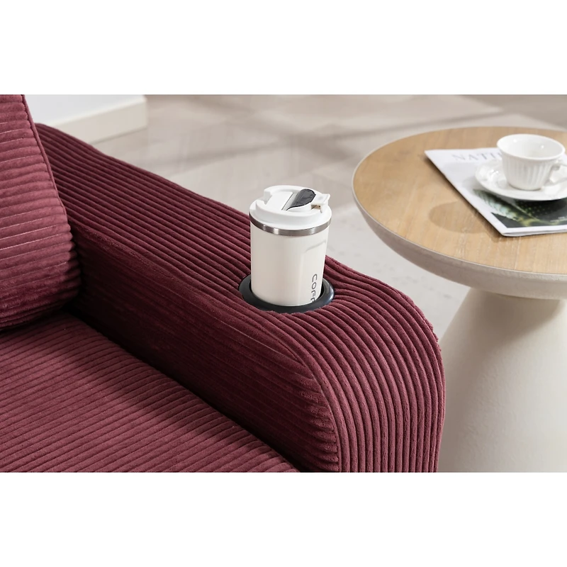 Streamdale Furniture 2-in-1 Convertible Sofa Bed with Pillows