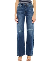 KanCan Women's Montana Ultra High Rise Flare Jeans