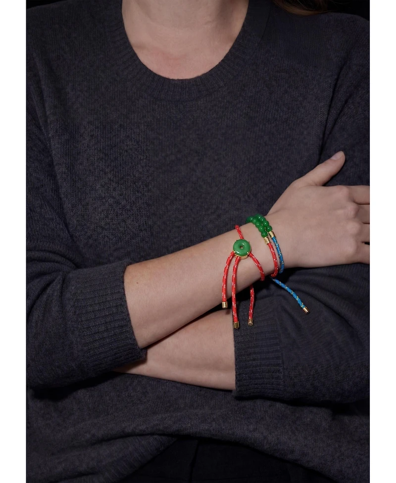 seree Paracord Jade Slider Bracelet