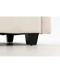 Streamdale Furniture Modern 77.95" 2-Seater Upholstered Sectional Sofa with Waist Pillows