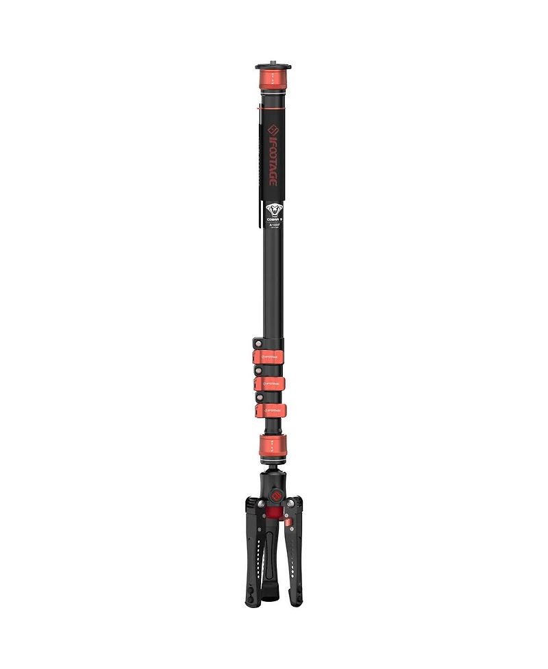 iFootage Cobra 3 CB3 A180F 4-Section Aluminum Monopod with Mini Tripod Base
