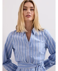 Phase Eight Women's Collared Statement-Belt Shirt