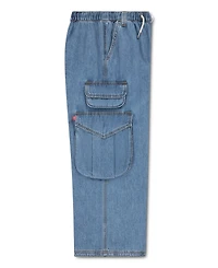 Levi's Girls' 4-6X Wide Denim Cargo Pants
