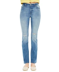 KanCan Women's Diana High Rise Slim Straight Jeans