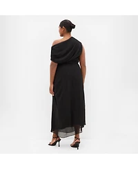 City Chic Women's Vivid Lurex Stripe Maxi Dress