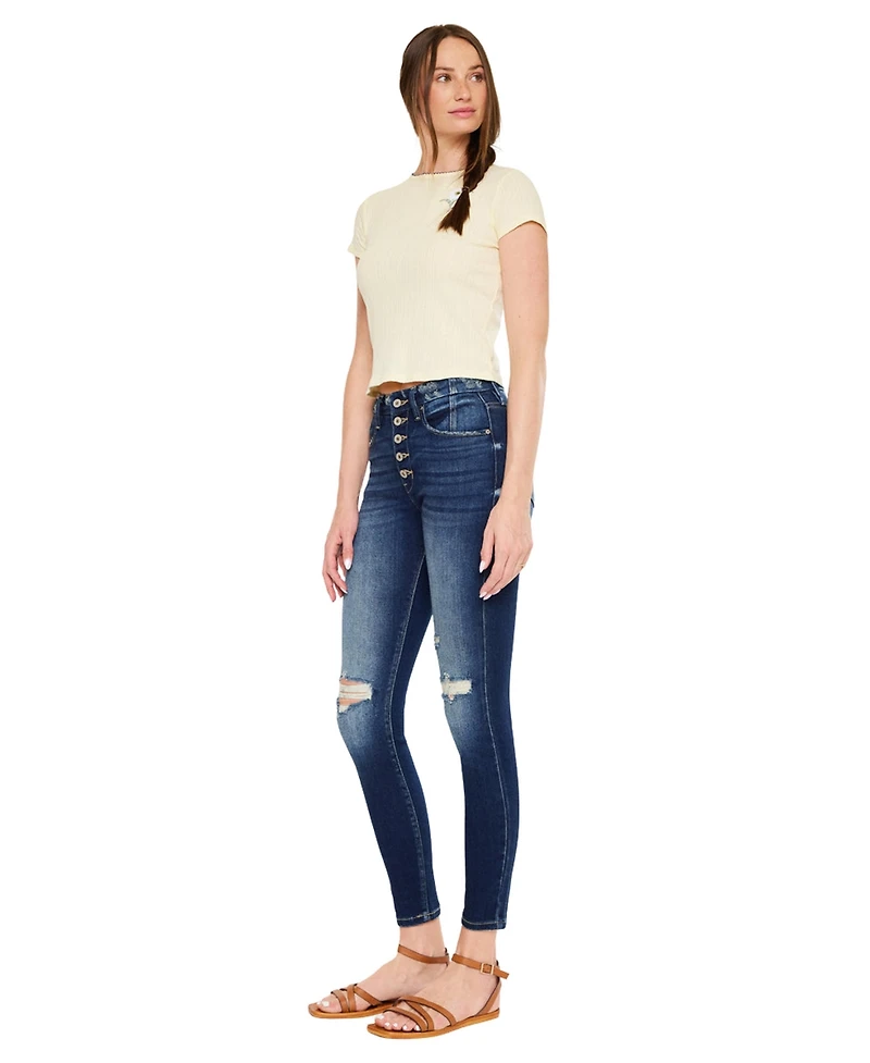 KanCan Women's Novah High Rise Super Skinny Jeans