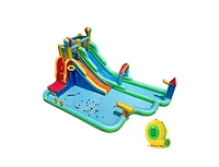 Slickblue Kids Giant Bounce House Water Slide Park with 950W Blower