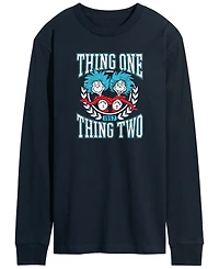 Airwaves Men's Dr. Seuss Things Collegiate Long-Sleeve Graphic T-Shirt