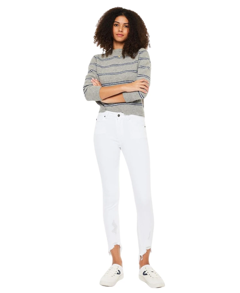 KanCan Women's Sadie High Rise Ankle Skinny Jeans