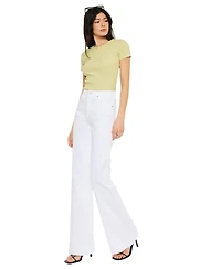 KanCan Women's Sumayyah High Rise Flare Jeans