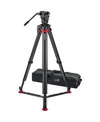 Sachtler aktiv6 Sideload Fluid Head System with flowtech75 Tripod and Ground Spreader