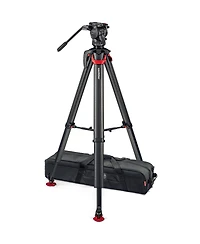 Sachtler aktiv6 Sideload Fluid Head System with flowtech75 Tripod and Mid-Level Spreader