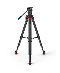 Sachtler aktiv6 Sideload Fluid Head System with flowtech75 Tripod and Mid-Level Spreader