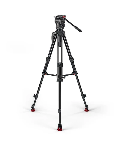 Sachtler Fsb 6 Mk Ii Fluid Head with 75/2 Al Mk Ii Aluminum Tripod, Mid-Level Spreader and Rubber Feet