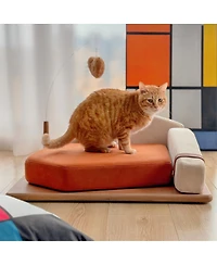 Streamdale Furniture Wooden Pet Bed for Cats and Dogs, Scratch-Resistant, Medium to Large