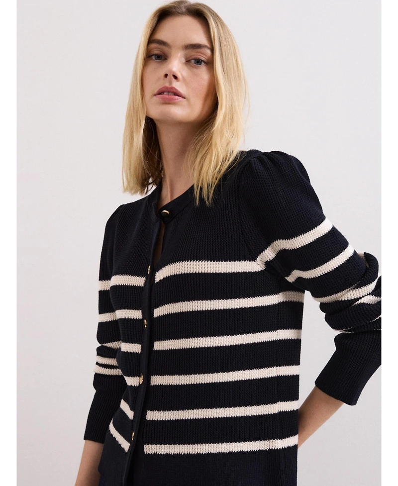 Phase Eight Women's Grace Button-Front Round Neck Cardigan