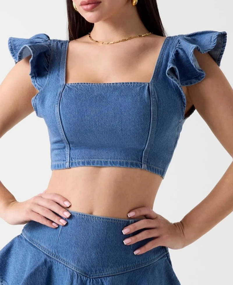 Guess Women's Leah Crop Top